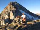 Ich in der Unteren Weißzintscharte, 2.974 m (3. Okt.)