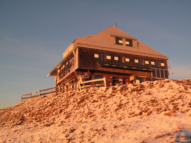 Reichensteinhütte, 2.136 m (15. Okt.)