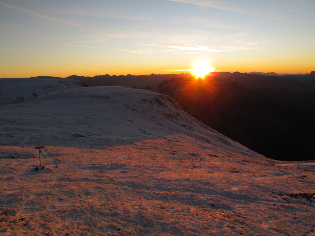 von der Reichensteinhütte Richtung Westen (15. Okt.)