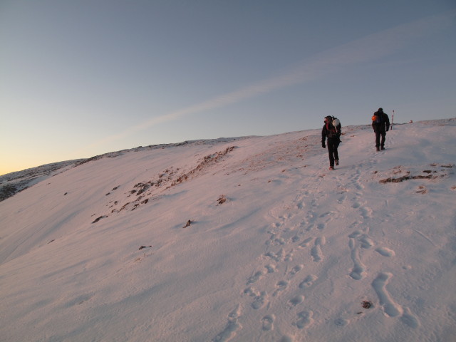 Sonja und Erich am Theklasteig zwischen Reichensteinhütte und Reichenhals (16. Okt.)