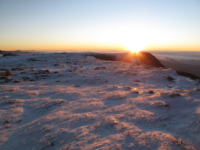 vom Südwestgipfel des Eisenerzer Reichensteins Richtung Osten (16. Okt.)