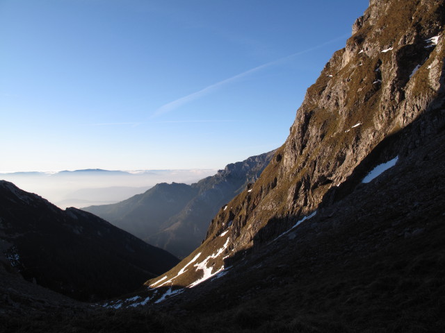 von der Großen Scharte Richtung Süden (16. Okt.)