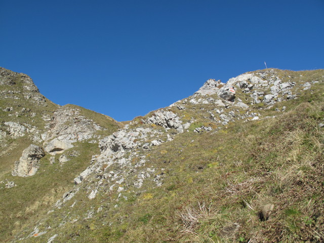 Weg 681 zwischen Wildfeld und Abtreibsattel (16. Okt.)