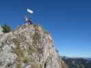 Grete Klinger-Klettersteig: Ich, Erich und Sonja am Fahnenköpfl, 1.648 m (15. Okt.)