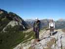 Sonja und Erich auf der Vordernberger Mauer (15. Okt.)