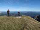 Sonja und Erich auf Weg 689 zwischen Vordernberger Mauer und Vordernberger Zinken (15. Okt.)