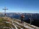 Sonja und Erich auf der Hohen Lins, 2.028 m (16. Okt.)