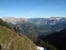 Sonja und Erich am Theklasteig zwischen Hoher Lins und Niedertörl (16. Okt.)