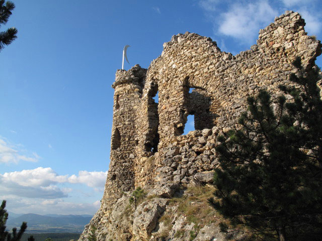 Ruine Türkensturz, 610 m