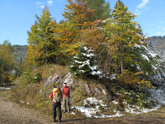 Gudrun und Christoph zwischen Schwarzau im Gebirge und Waldfreundeh&uuml;tte