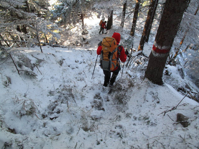 Christoph und Gudrun zwischen Obersberg und B&auml;renk&ouml;pfl