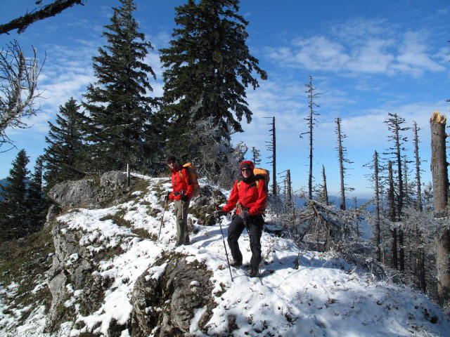 Christoph und Gudrun zwischen Obersberg und B&auml;renk&ouml;pfl