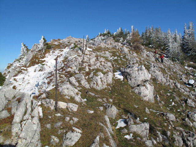 Christoph und Gudrun zwischen Schwarzauer Gippel und Gippelt&ouml;rl