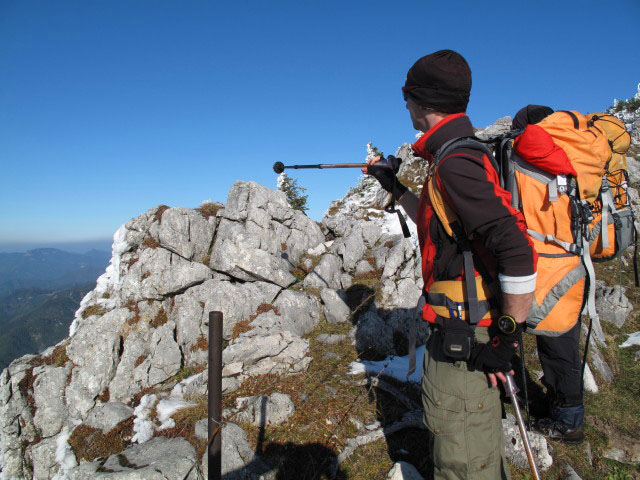Christoph und Gudrun zwischen Schwarzauer Gippel und Gippelt&ouml;rl