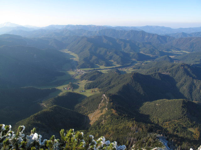 vom Gippel Richtung Nordwesten