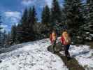 Christoph und Gudrun zwischen Schwarzau im Gebirge und Waldfreundehütte