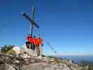 Gudrun, Christoph und ich am Gippel, 1.669 m