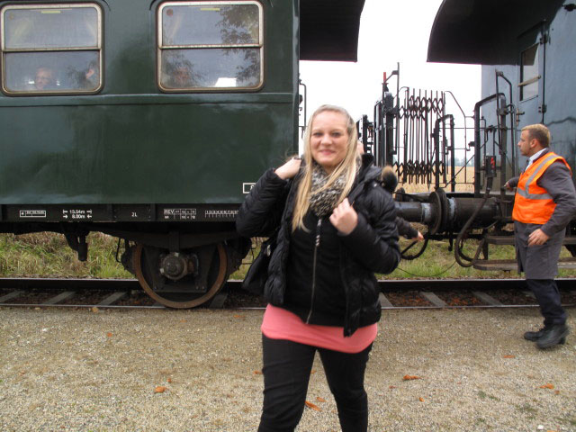 Katharina im Bahnhof Geras-Kottaun, 460 m