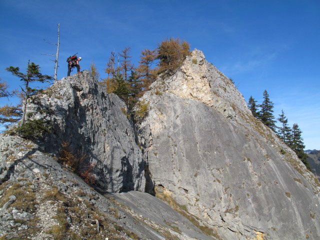 Sonja zwischen Sommeraustein und Käferwandl