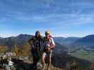 Sonja und ich am Sommeraustein, 1.275 m