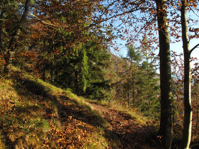 zwischen Rotengraben und Simony-Aussicht