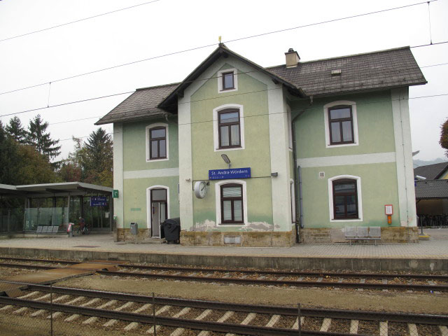 Bahnhof St. Andrä-Wördern, 174 m (28. Okt.)