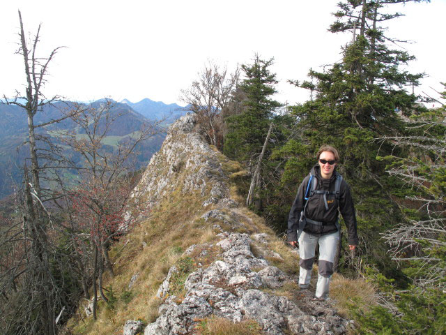 Carmen zwischen Steinerner J&auml;ger und Schieferstein