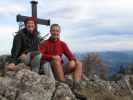 Carmen und ich am Schieferstein, 1.206 m