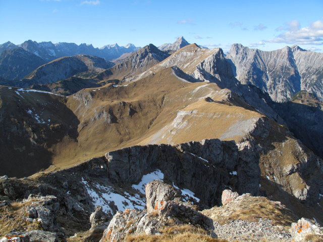 vom Ochsenkopf Richtung Westen