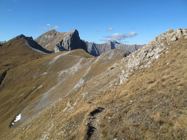 zwischen Ochsenkopf und Gamskarspitze