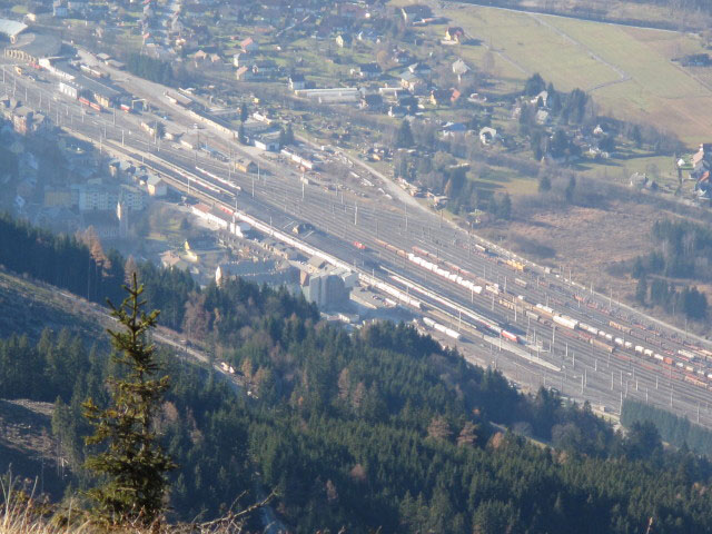 Bahnhof Selzthal vom Dürrenschöberl aus