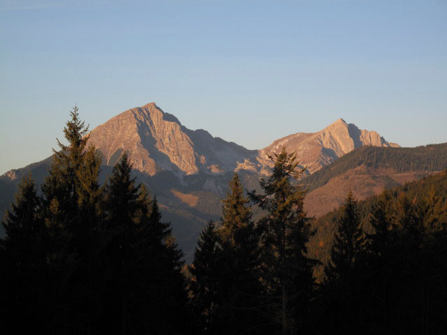 Großer Pyhrgas und Scheiblingstein von Weg 651 aus