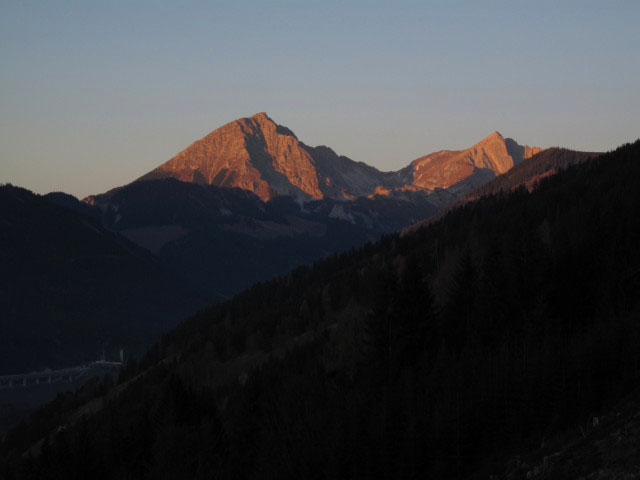 Großer Pyhrgas und Scheiblingstein von Weg 651 aus