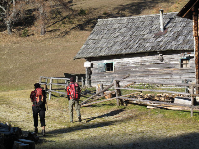 Gudrun und Christoph bei der Kaarlhütte, 1.314 m