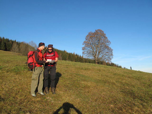 Christoph und Gudrun zwischen Lammeralmlift und Lammer