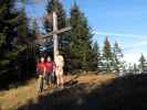 Christoph, Gudrun und ich am Kreuzschober, 1.410 m