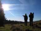 Christoph und Gudrun auf Weg 489 zwischen Kaarlhütte und Greitwald