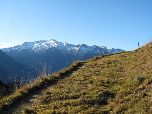 Reichenspitzgruppe von Weg 731 aus