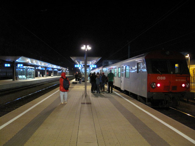 IC 519 im Hauptbahnhof Leoben, 540 m (13. Nov.)