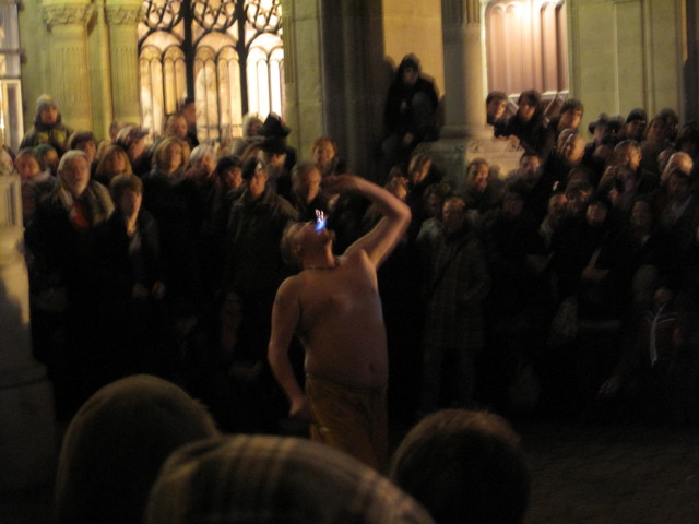 Feuerspektakel am Mittelalterlichen Adventmarkt