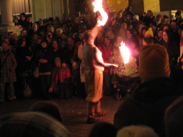 Feuerspektakel am Mittelalterlichen Adventmarkt