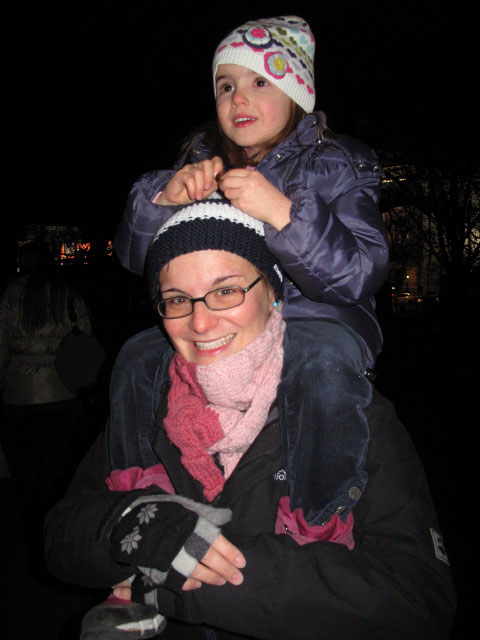 Katrin und Anja-Liv am Wiener Christkindlmarkt