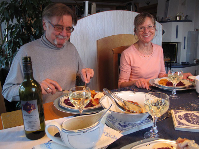 Papa und Mama im Haus meiner Eltern