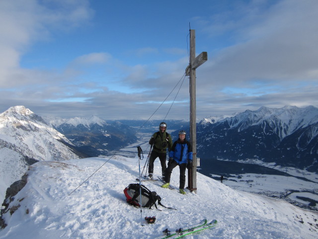 Axel und ich auf der Wankspitze, 2.209 m
