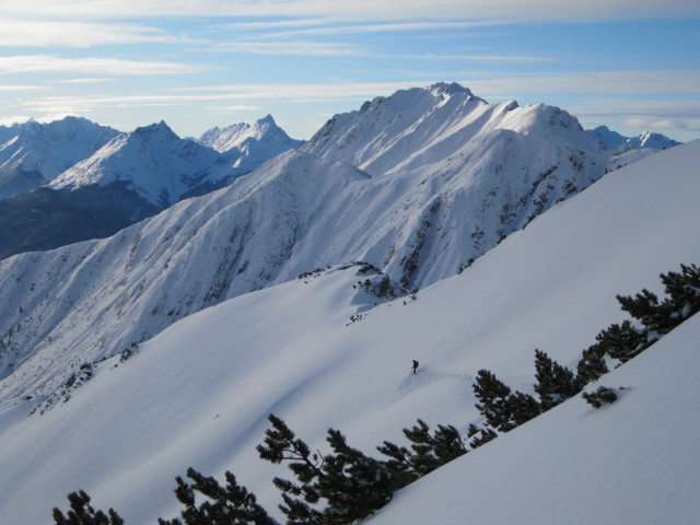 Axel zwischen Wankspitze und Lehnstrich