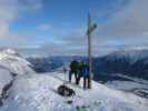 Axel und ich auf der Wankspitze, 2.209 m