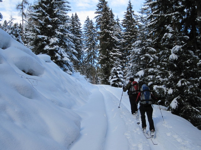 Axel und Martina zwischen Kogelmoos und Schwader Alm