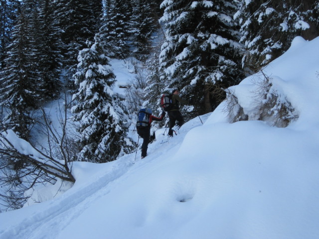 Martina und Axel zwischen Kogelmoos und Schwader Alm