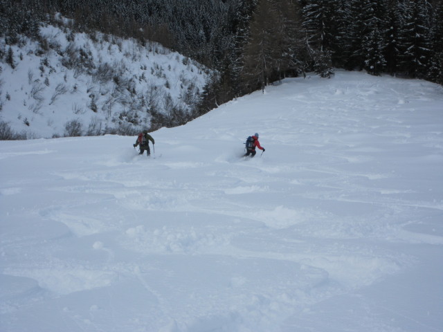 Axel und Martina zwischen Schwader Alm und Kogelmoos