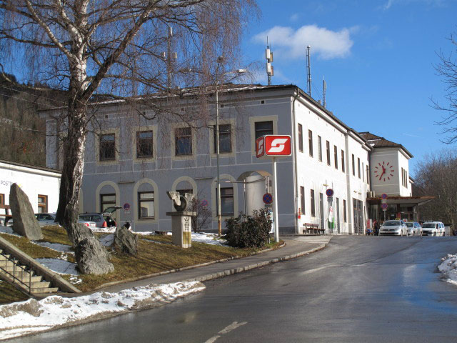 Bahnhof M&uuml;rzzuschlag, 681 m (31. Dez.)
